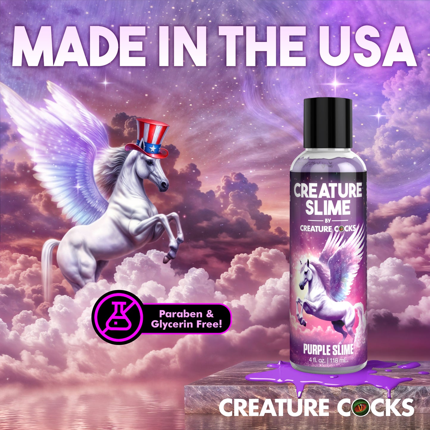 Purple Creature Slime Water-based Lubricant - 4oz